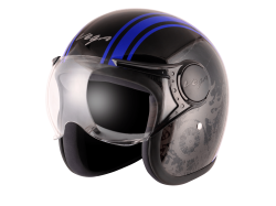 Vega Jet Helmet-Blue & Black
