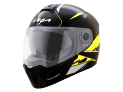 Vega Ryker Helmet-Black & Neon yellow