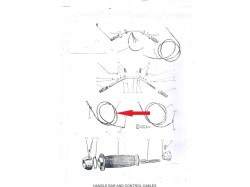Jawa 250 Rear break cable