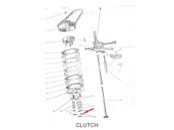 Jawa 250 pressure Plate pin