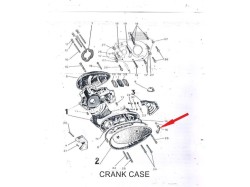 Jawa 250 Engine lubrication tube