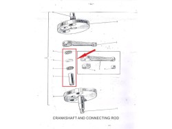 Jawa 250 Crank shaft pin ring roller set