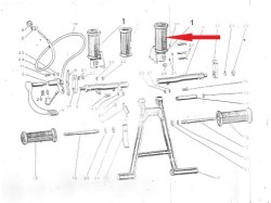 Jawa 250 pillion foot rest set