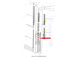 Jawa 250 suspension top bush 2 and bottom bush set