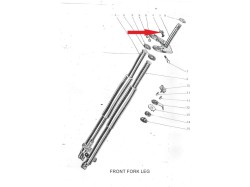 Jawa 250 horn bracket