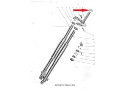 Jawa 250 steering leg cup