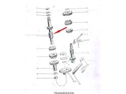 Jawa 250 Gear box main shaft