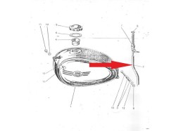 Jawa 250 petrol pipe