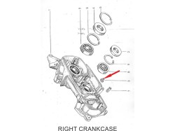 Jawa 250 right Crank case bush 1