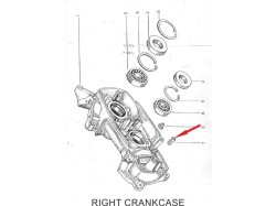 Jawa 250 right Crank case bush 2