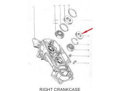 Jawa 250 right crank case seal ring 52