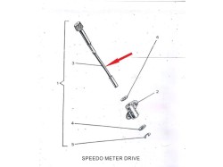 Jawa 250 Speedo meter drive warm