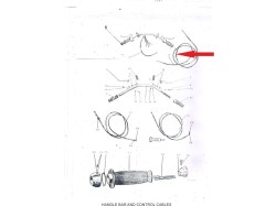 Jawa 250 throttle cable