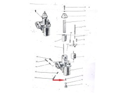 Jawa 250 Carburettor main jet