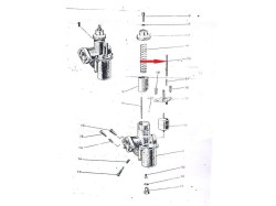 Jawa 250 Carburettor tickler pin
