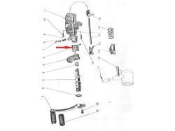 Jawa 250 kick starter quadrant spring
