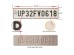 Car Number Plates | White