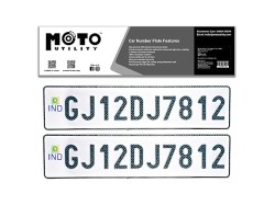 Car Number Plates | White