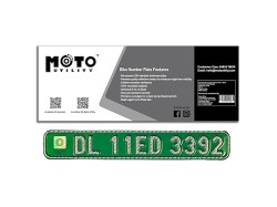 Bike Front Plate Only | Green