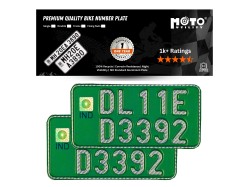 EV Scooter Number Plate | Green