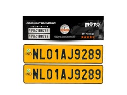 Car Number Plates | Yellow
