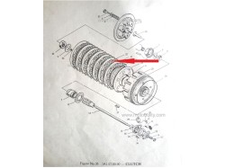 Yamaha RD350 imported clutch plate