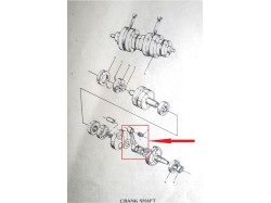 Yamaha RD350 long brand imported connecting road set
