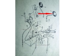 Yamaha RD350 Mirror Set