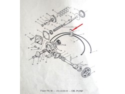 Yamaha RD350 oil pump oil pipe holder