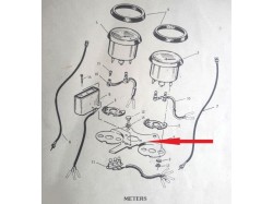 Yamaha RD350 Meter bracket