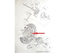 Yamaha RD350 Spocket rubber 1 set