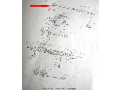 Yamaha RD350 gear shift shaft assay