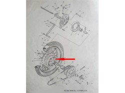 Yamaha RD350 spocket rubber set