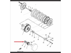RX100 Clutch Nut