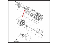 RX100 Clutch Plate washer conical spring