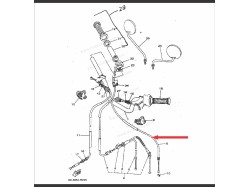RX100 clutch cable