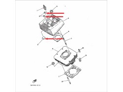 RX135 Cylinder rubber
