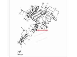RX135 Air cleaner joint