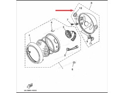 RX135 Headlight Body
