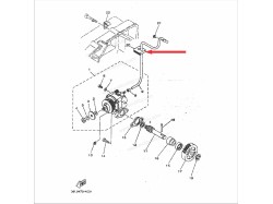 RX135 Oil Pipe holder