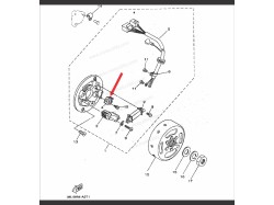 RX135 Pickup coil WHITE