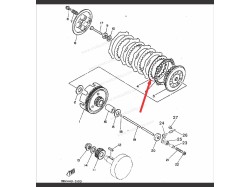 RX135 Clutch Plate set