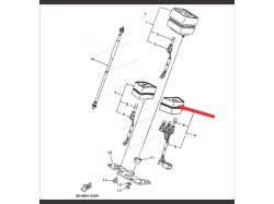 RX135 pilat lamp left side