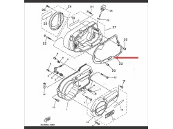 RXZ Crankcase Gasket Cover
