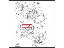 RXZ Crankcase Screw Push, Lever Push, Pring tension