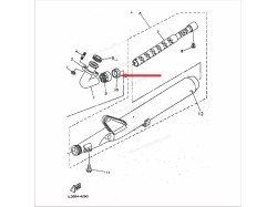RXZ Exhaust gasket muffler joint