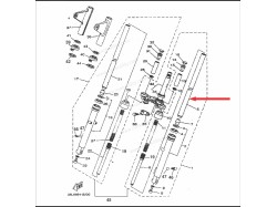 RXZ Front fork inner tube