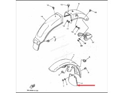 RXZ Front wheel Fender Flap