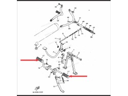 RXZ foot rest grip cover