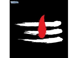 Mahadev three nama Bike Sticker